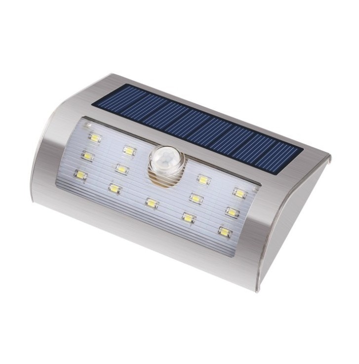 IP65 super bright Solar led wall mounted Home light with motion sensor woriking emergency light (YH0407-PIR)