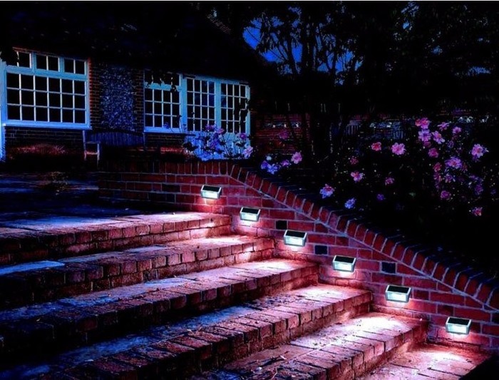 Wholesale Price 3 Led Solar Light Outdoor Stainless Steel Led Solar Wall Light For Stairs Paths Deck Patio Garden