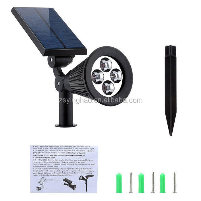 Garden Lights Outdoor Stake Spotlight Led Best Solar Spotlights For Home