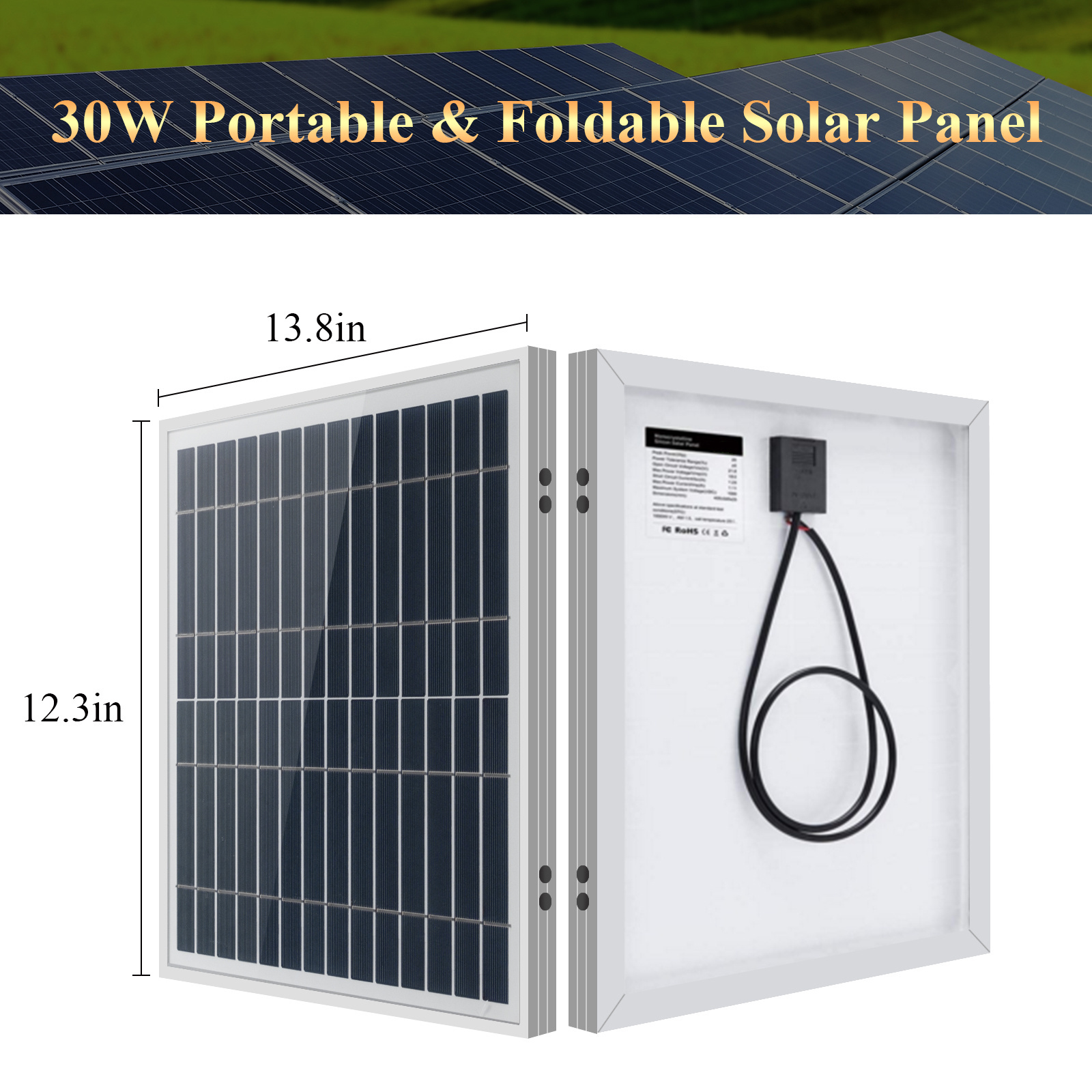 30W 11V multifunctional Foldable small solar panel Green lighting kit /solar bulb lighting system/for home /indoor / camping