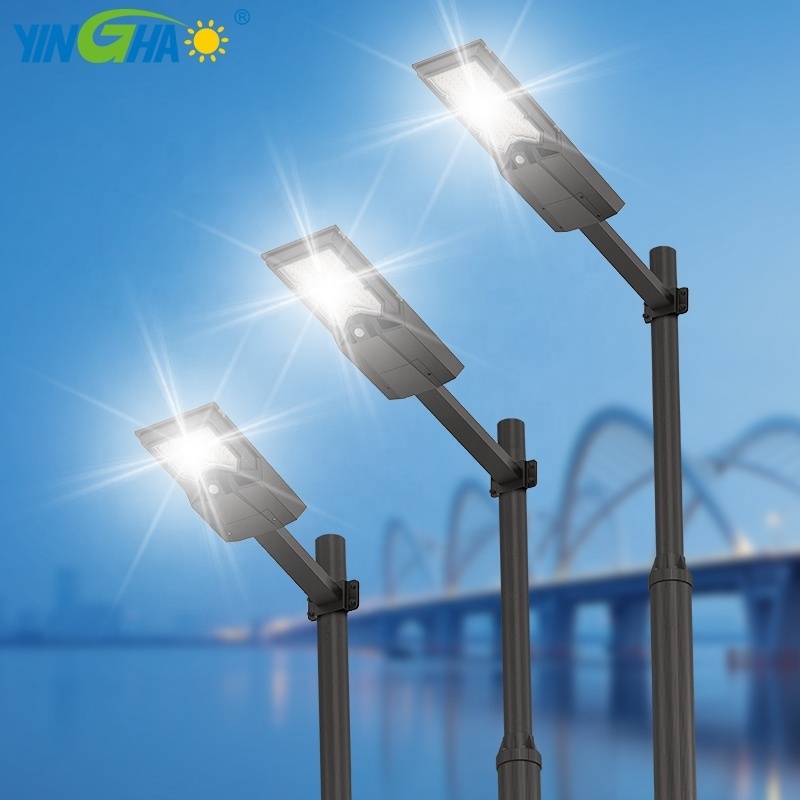 300W 500W 1000W Waterproof Ip65 Remote Control Led Motion Outdoor Eco-friendly Lifepo4 Lithium Battery Solar Street Light