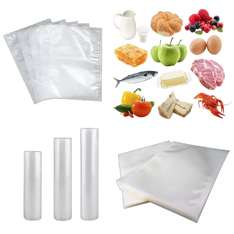 Food Grade Embossed Vacuum Bags For Food Product With BPA FREE Freezer Safe Bags Heavy Duty Storage Food Saver Bags