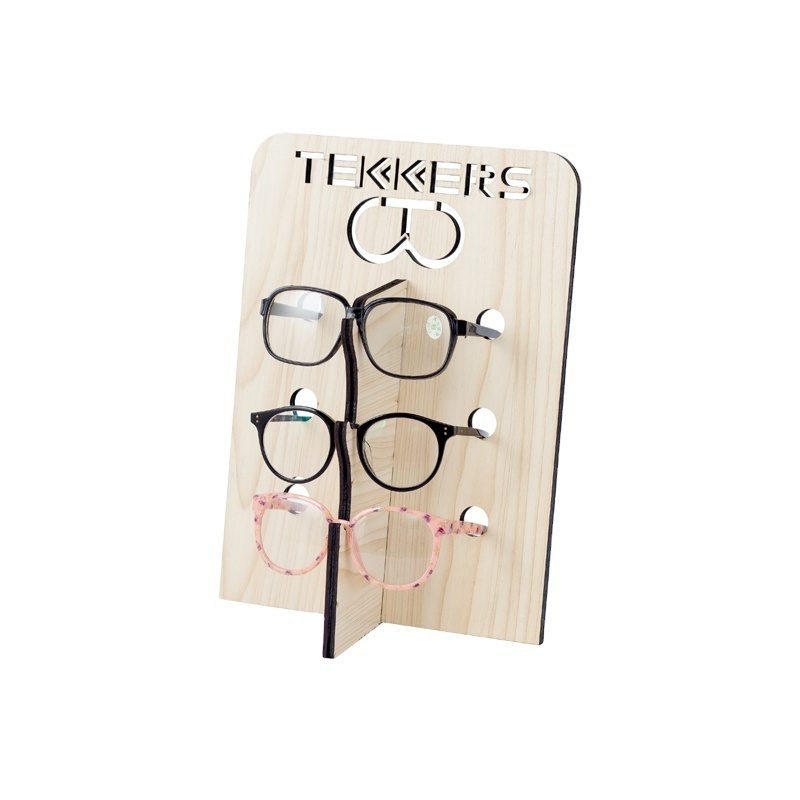 Custom Wooden Fabrication Solid Reputation Wooden Sunglasses Stand Holder Eyeglass Display Racks