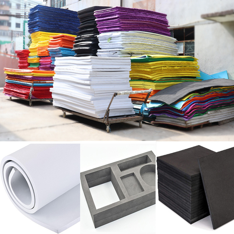 wholesale custom waterproof eva foam Padding sheet paper sheets Different thickness eva roll die cutting EVA foam