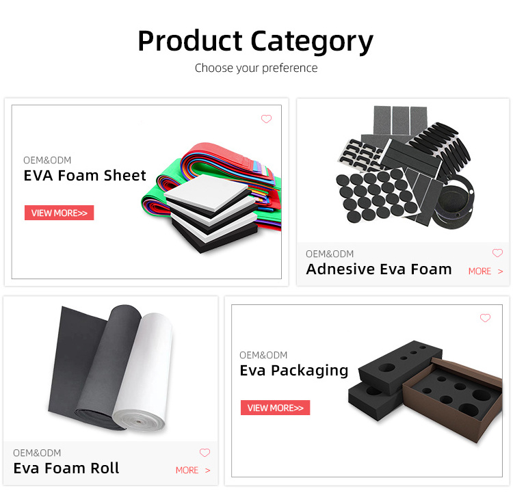 eva foam Manufacturer custom Eco Friendly Shockproof 3mm 10mm 20mm 30mm 40mm 50mm eva rubber EVA Foam Sheet