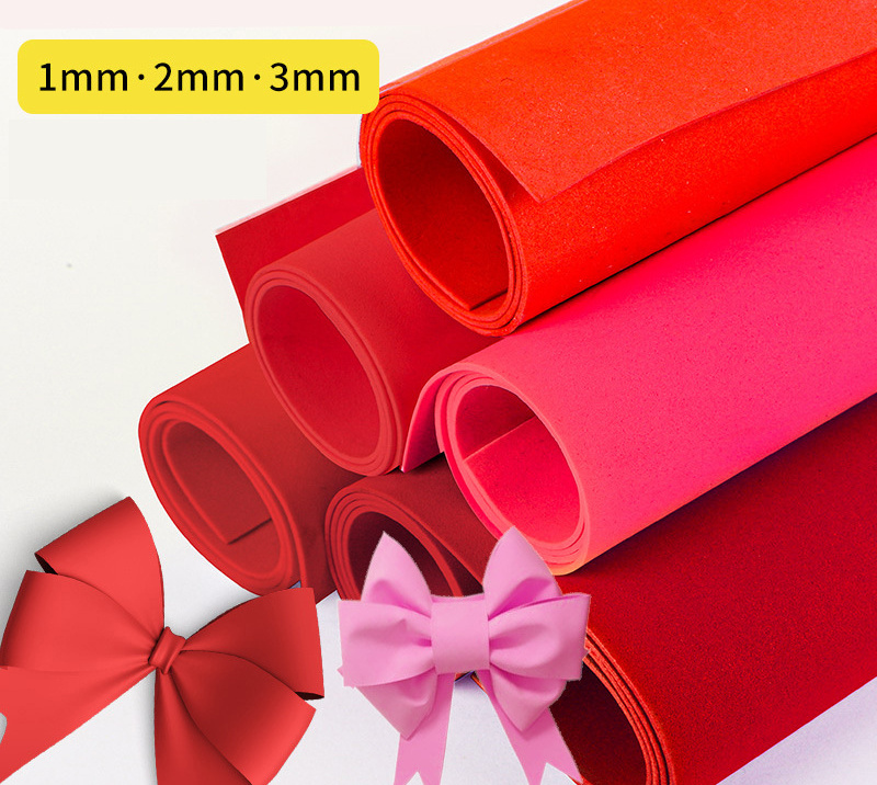 Hot sale cheap customized eva material foam sheets self adhesive eva foam sheet 1mm 2mm 3mm 4mm 5mm 6mm from China EVA foam