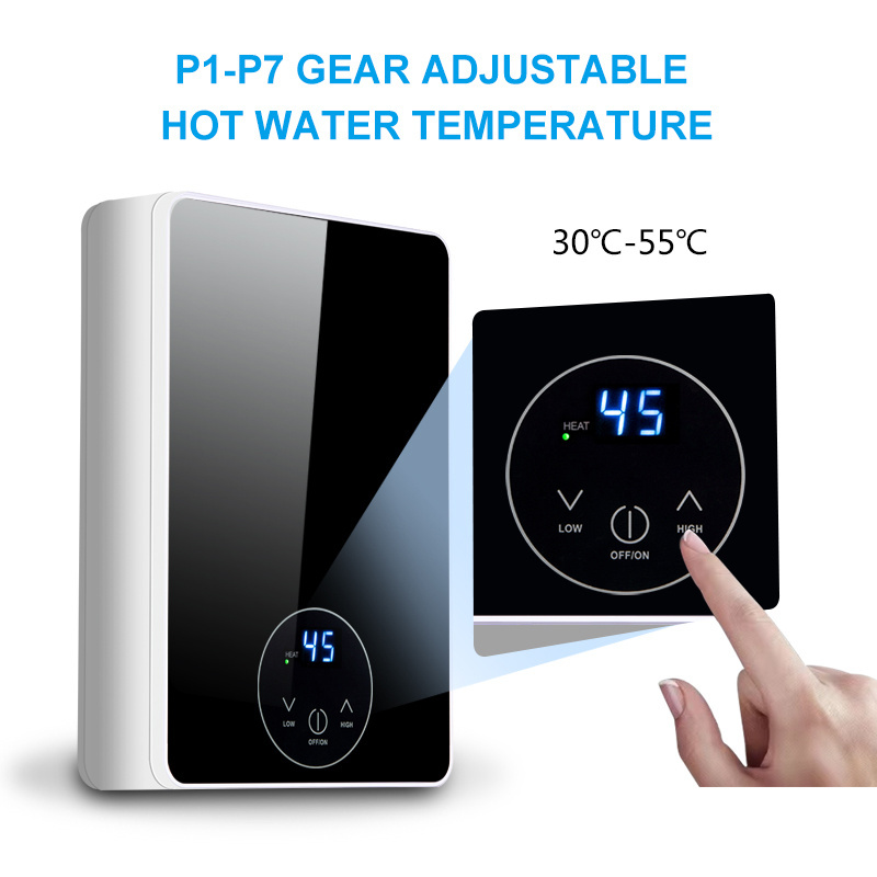 portable heater heat pump hot water heater water 3.5KW-6KW instant electric shower water heater