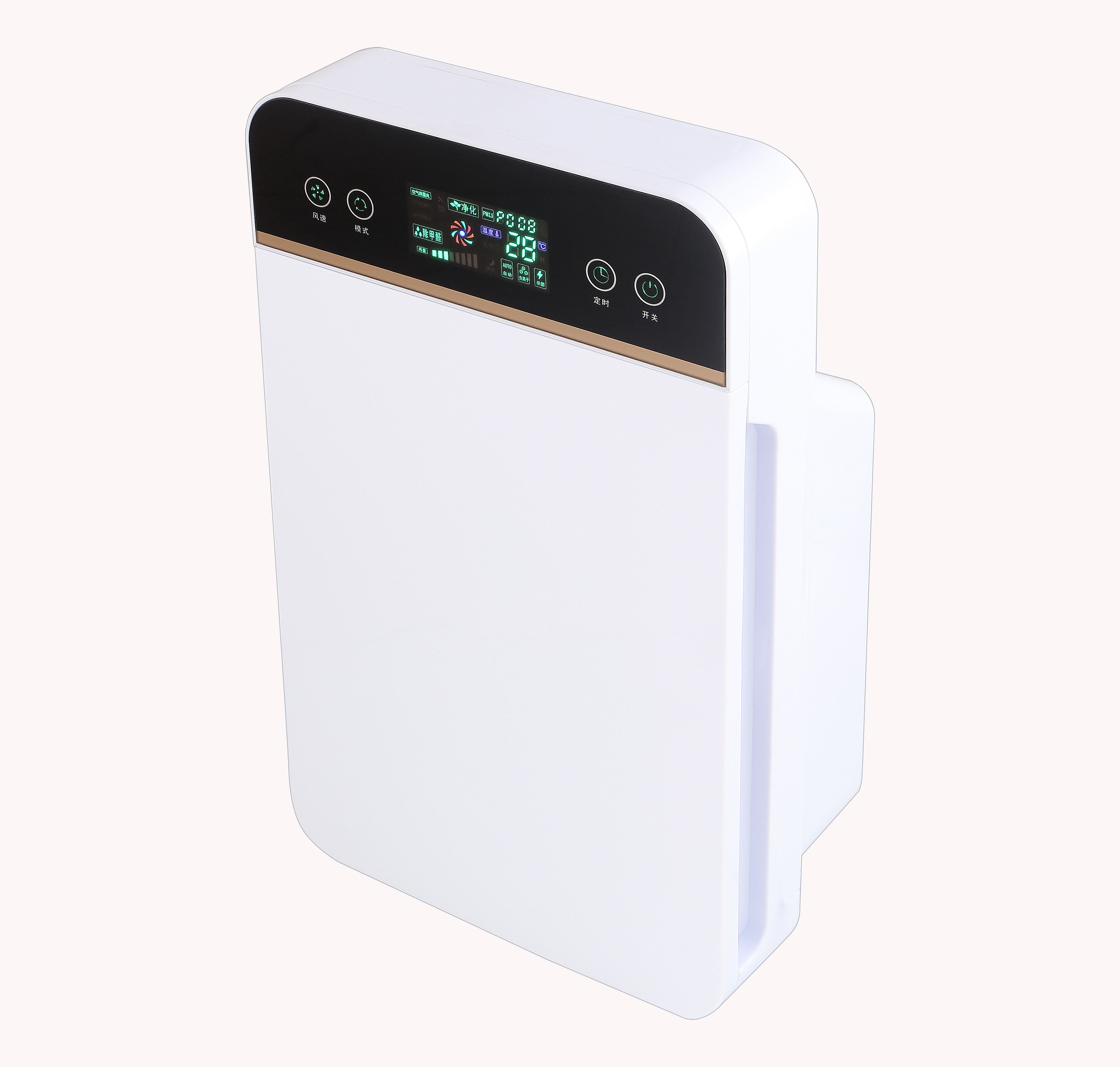 Intelligent Household Air Purifier Silent Portable Installation Formaldehyde Odor Second-Hand Smoke Removal PM2.5 Sterilization