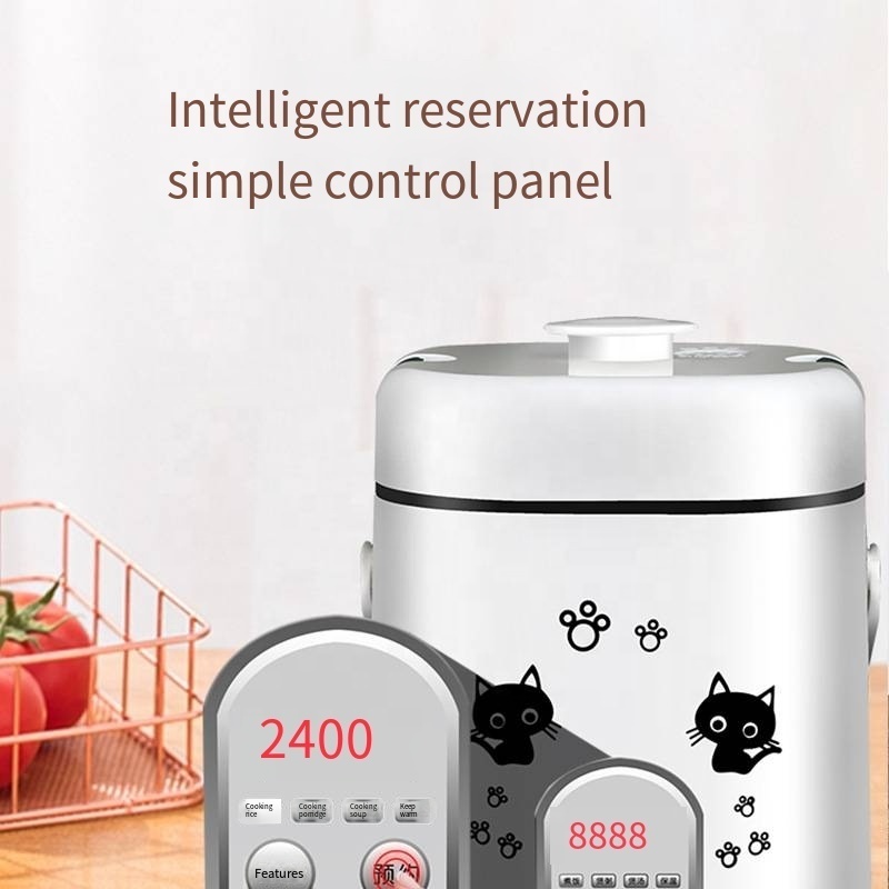 Small home appliances portable travel portable soup pot for car 12v 24v mini rice cooker