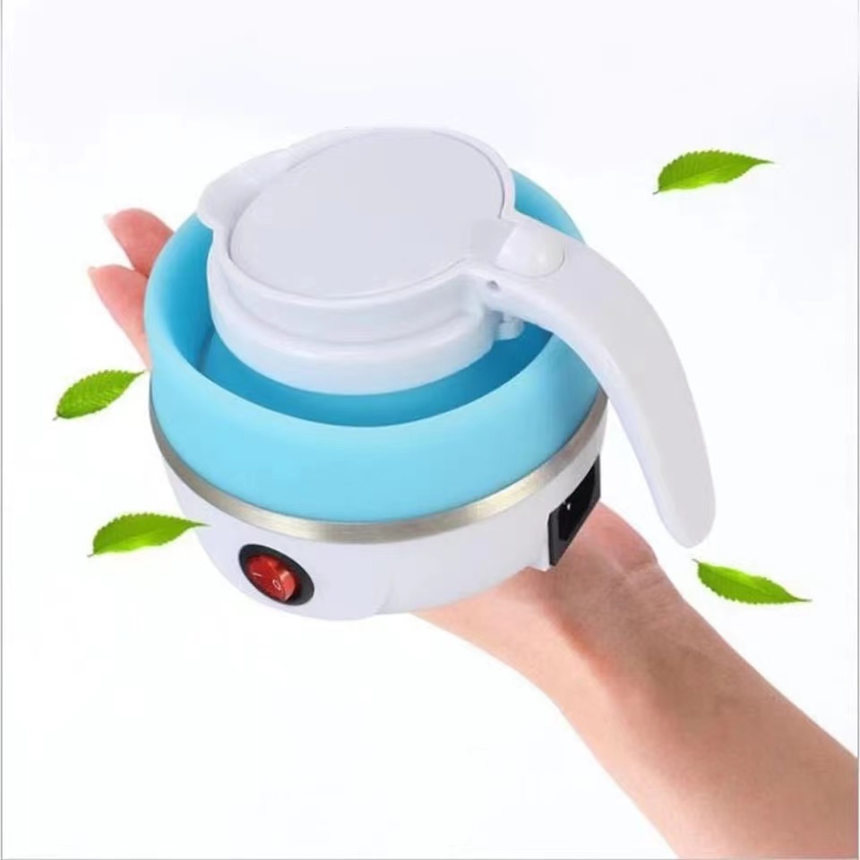 Portable Food Grade Silicone Travel Tea Kettle outdoor sports Foldable electric kettles