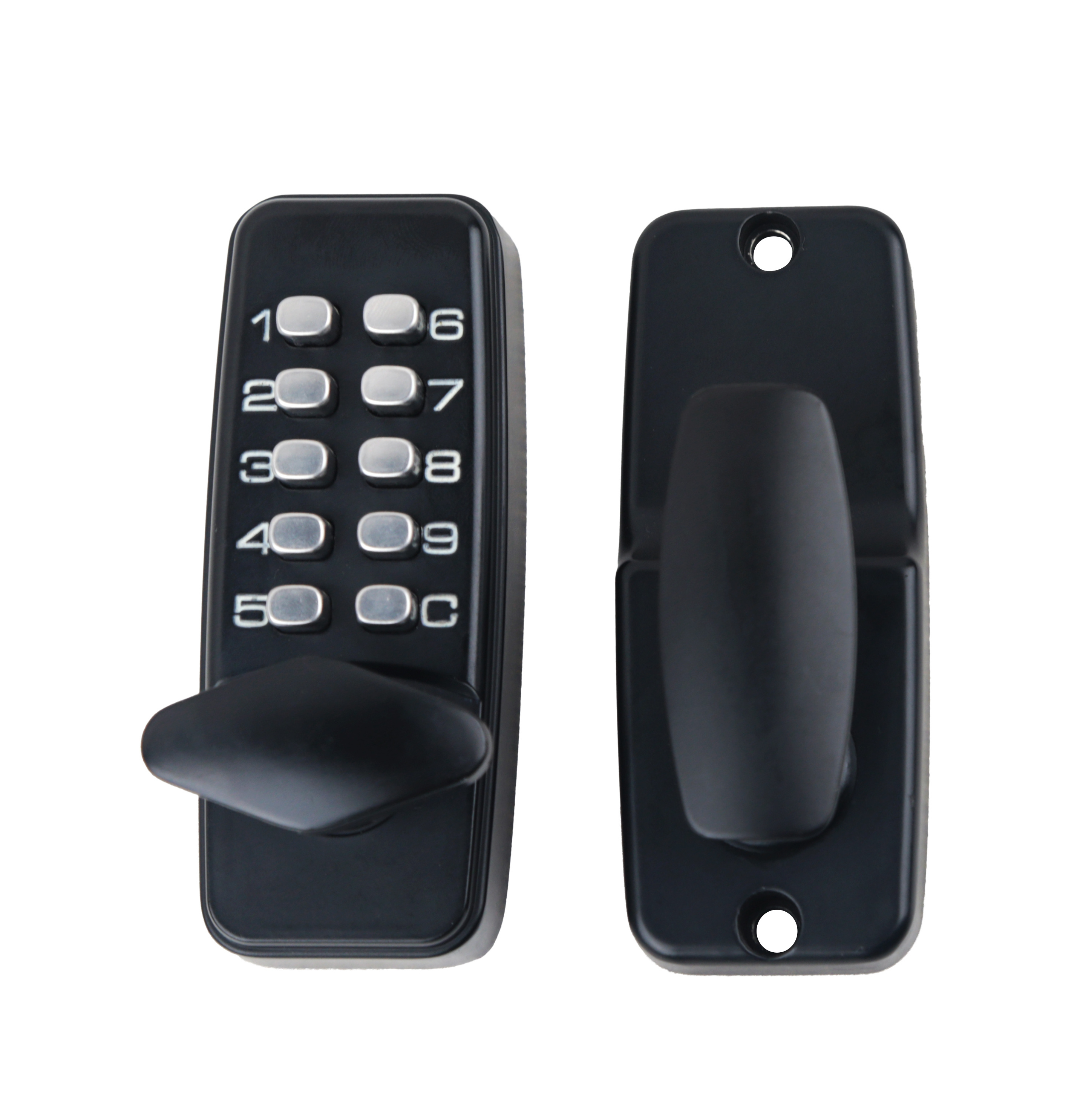 quality useless key double-sided password wrought iron door mechanical password button door lock