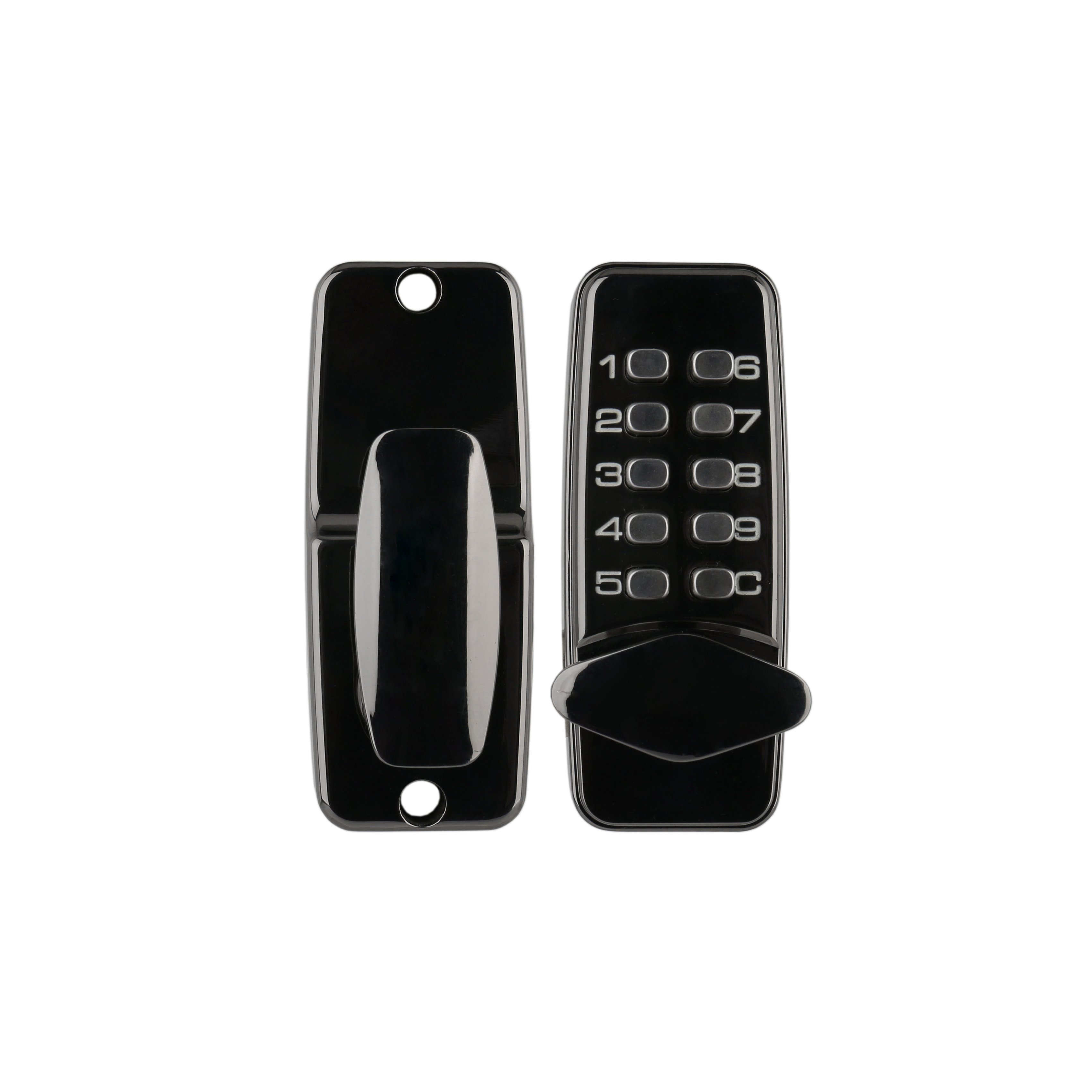 quality useless key double-sided password wrought iron door mechanical password button door lock