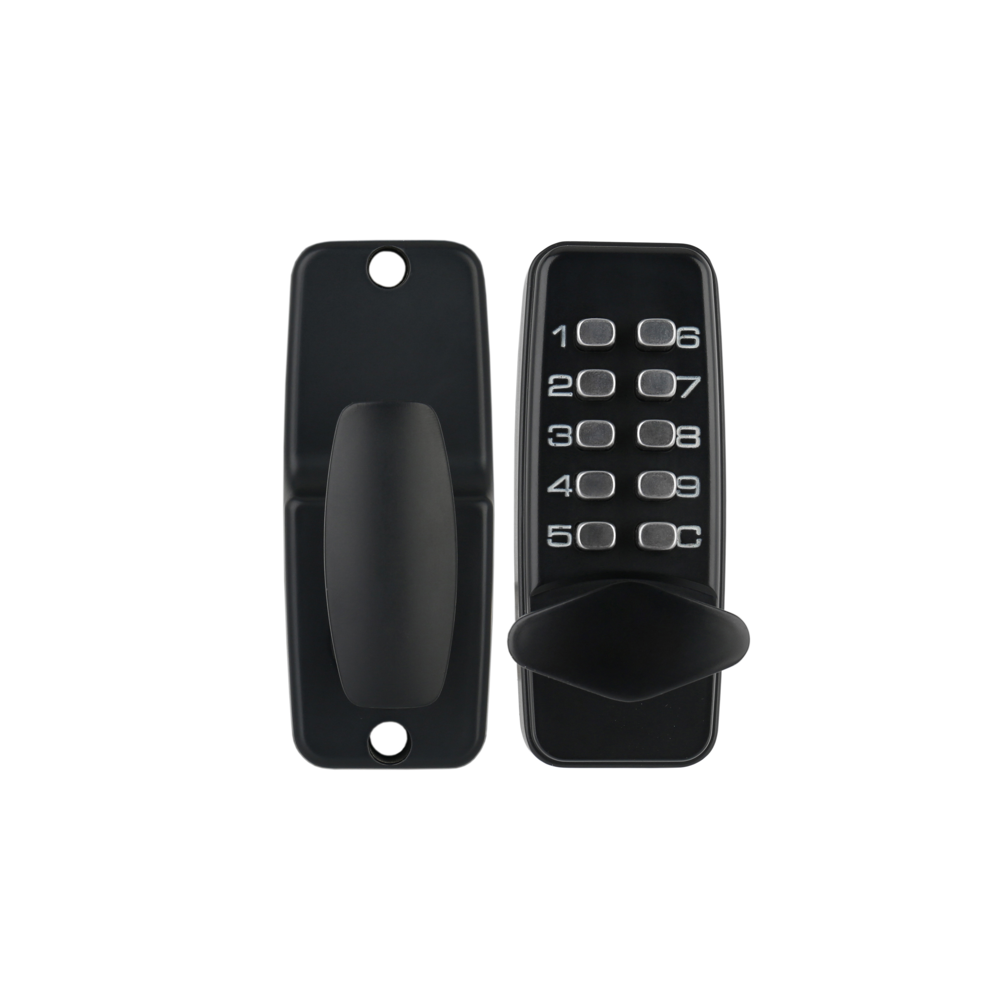 quality useless key double-sided password wrought iron door mechanical password button door lock