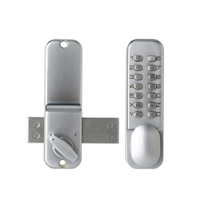 Outdoor Waterproof Mechanical Password Lock Security Square Latch 14 Button Courtyard Code Locks