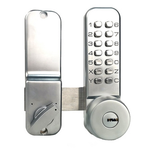 Keyless Unlocking Courtyard Lock Waterproof Frost Resistant Mechanical Password Code Lock with Keys