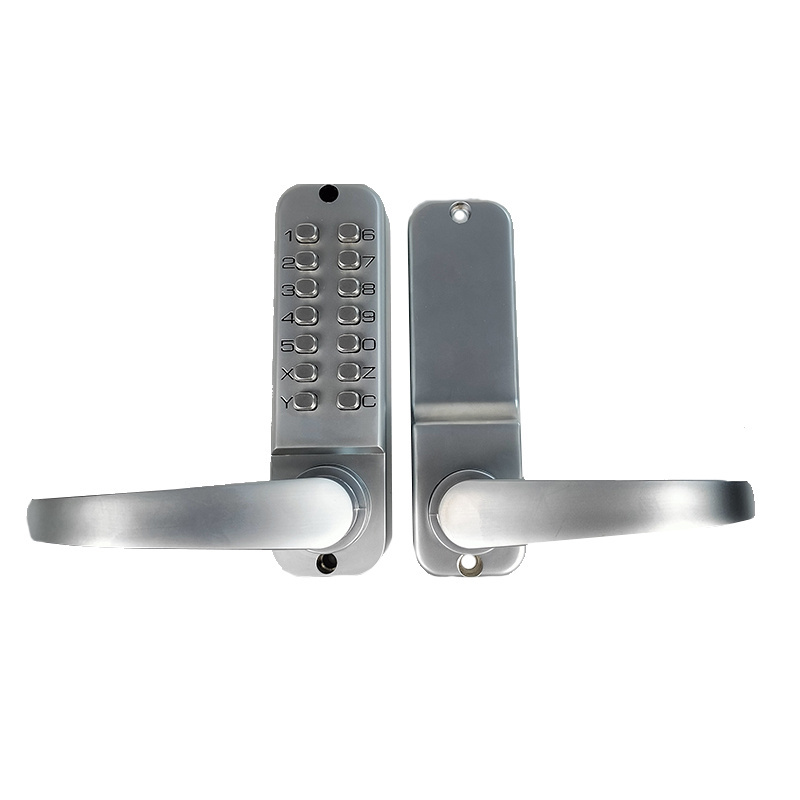 Security Aluminium Door Lock Waterproof Frost Resistant Courtyard Door Mechanical Code Lock With Handle