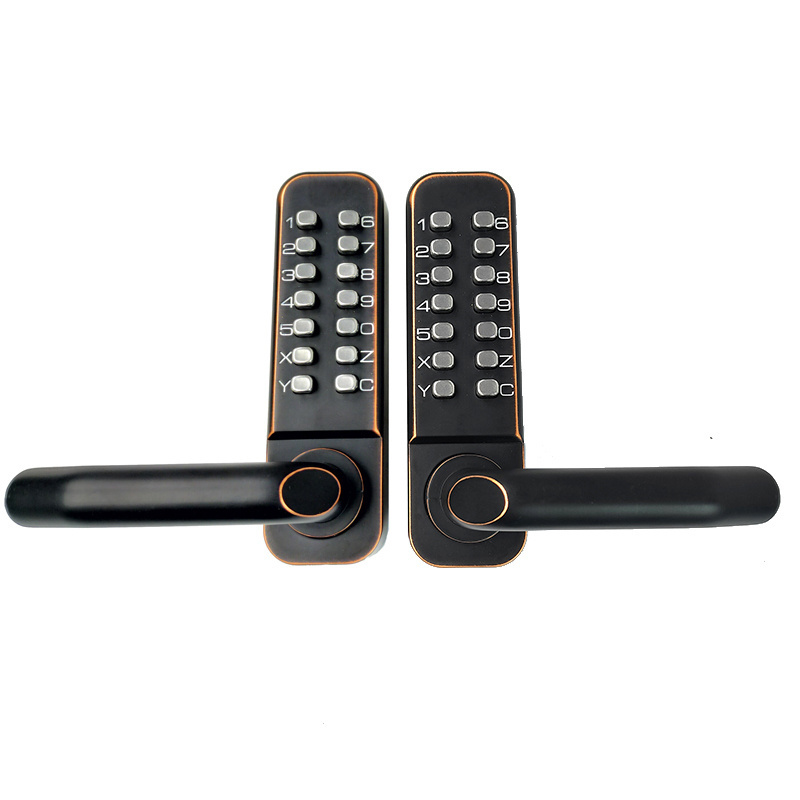 Third Generation Optional Base Courtyard Door Lock Waterproof Security Mechanical Code Cabinet Lock