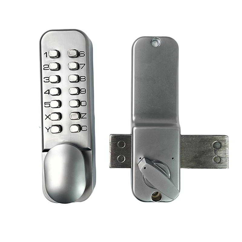 Outdoor Waterproof Door Lock Zinc Alloy Security Door Mechanical Code Square Latch Locks Cabinet Lock