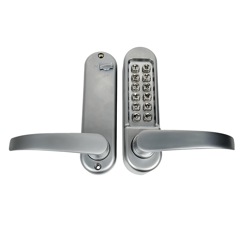 Garden Gate Door Lock Aluminum Copper Door Lock 12 Keys Digital Keypad Mechanical Combination Lock