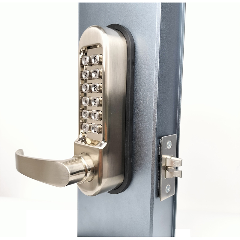 Garden Gate Door Lock Aluminum Copper Door Lock 12 Keys Digital Keypad Mechanical Combination Lock