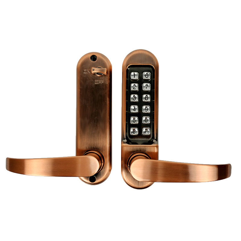 Public Gate Door Lock Home Garden Keyless Antifreeze Waterproof Zinc Alloy Mechanical Combination Lock