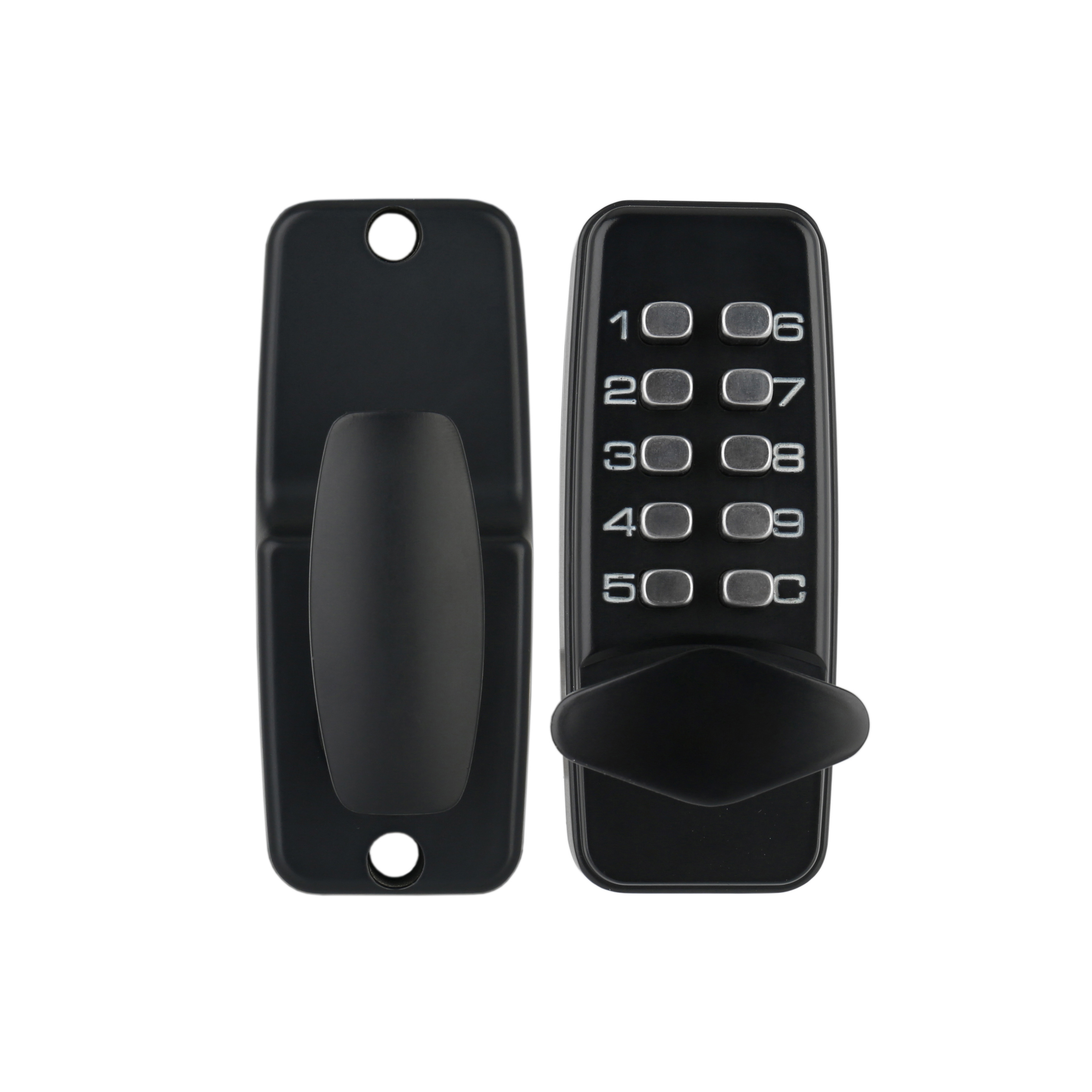 Garden Gate Lock Zinc Alloy Waterproof Antifreeze -35 Degrees Button Keypad Mechanical Door Lock