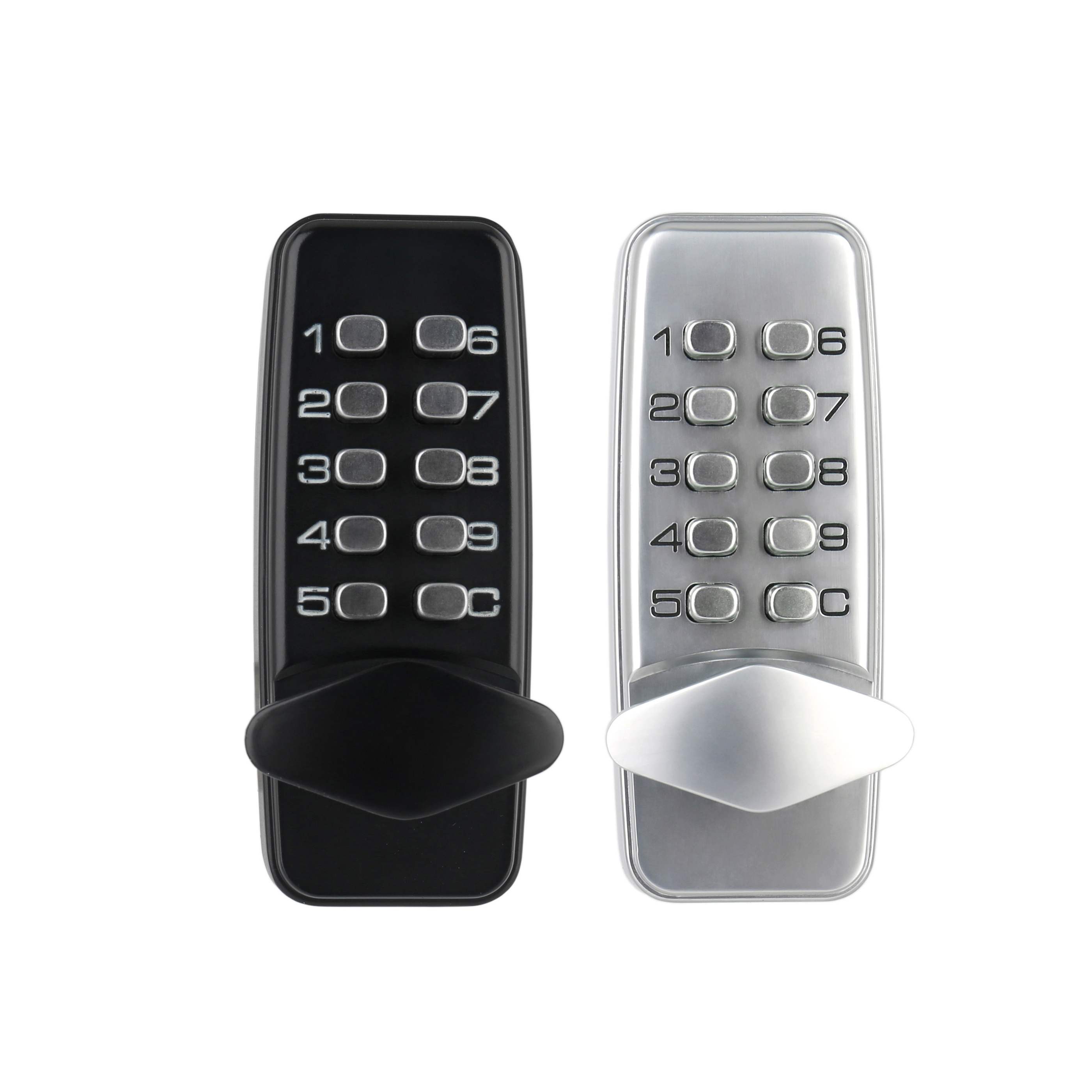 Garden Gate Lock Zinc Alloy Waterproof Antifreeze -35 Degrees Button Keypad Mechanical Door Lock