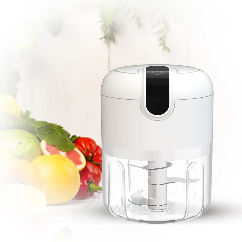 250Ml PS Cup Kitchen Garlic Vegetable Cutter Meat Usb Food Processor Wireless Mini Electric Food Chopper