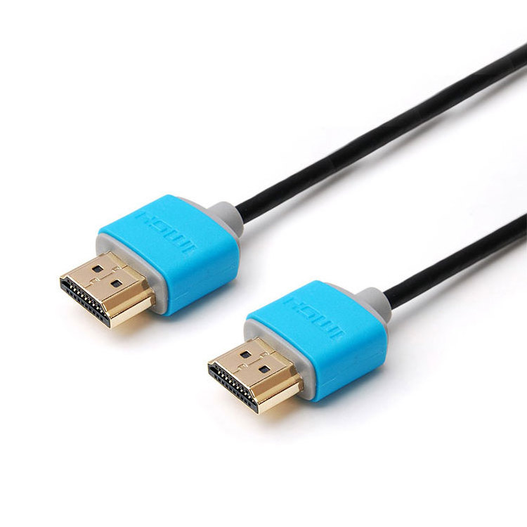 Thin High Speed HDMI Cable  OD 5.5mm 19 1 Pin  High Quality Cheap Custom Cable Wholesalers China HD Video Hdmi Cable 2.0 4K