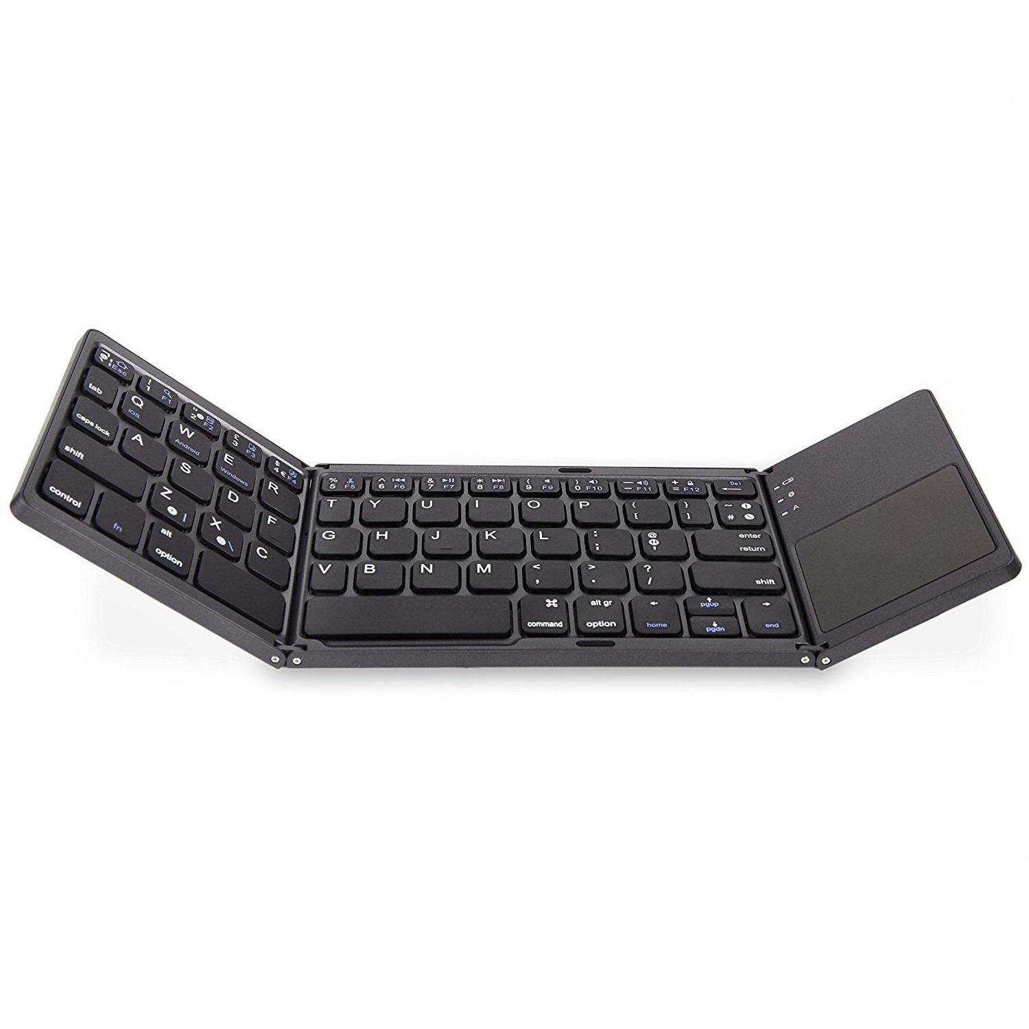 Hot Sale Slim Wireless Bluetooths Keyboard Ultra Thin Foldable Keyboard for Touchpad Tablet PC Portable Mini Folding Keyboard