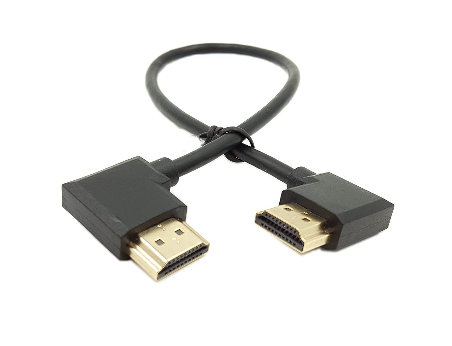 High Quality 4k Hdmi Angle 90 Degree high speed 60Hz 120Hz 4k Hdmi Cable 24k gold plated male to male 90 Degree HDMI cable