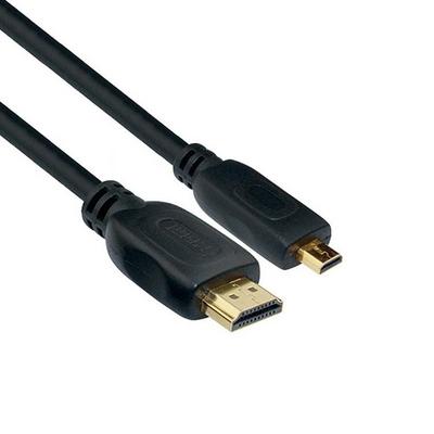 High Speed 2.0 Hdmi Cable oem 24k gold plated micro hdmi adapter Type D to Type A Micro HDMI Cable 4k 60Hz for hdtv