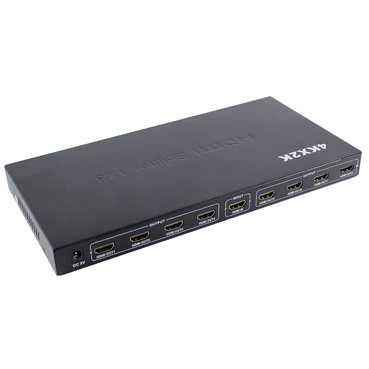 Factory High Speed Odm HDMI 1.4 Splitter 1x8 OEM 8 Port Support HDCP Hdmi Splitter 4K X 2K Zhenfu or OEM CE FCC Rohs BHP-218