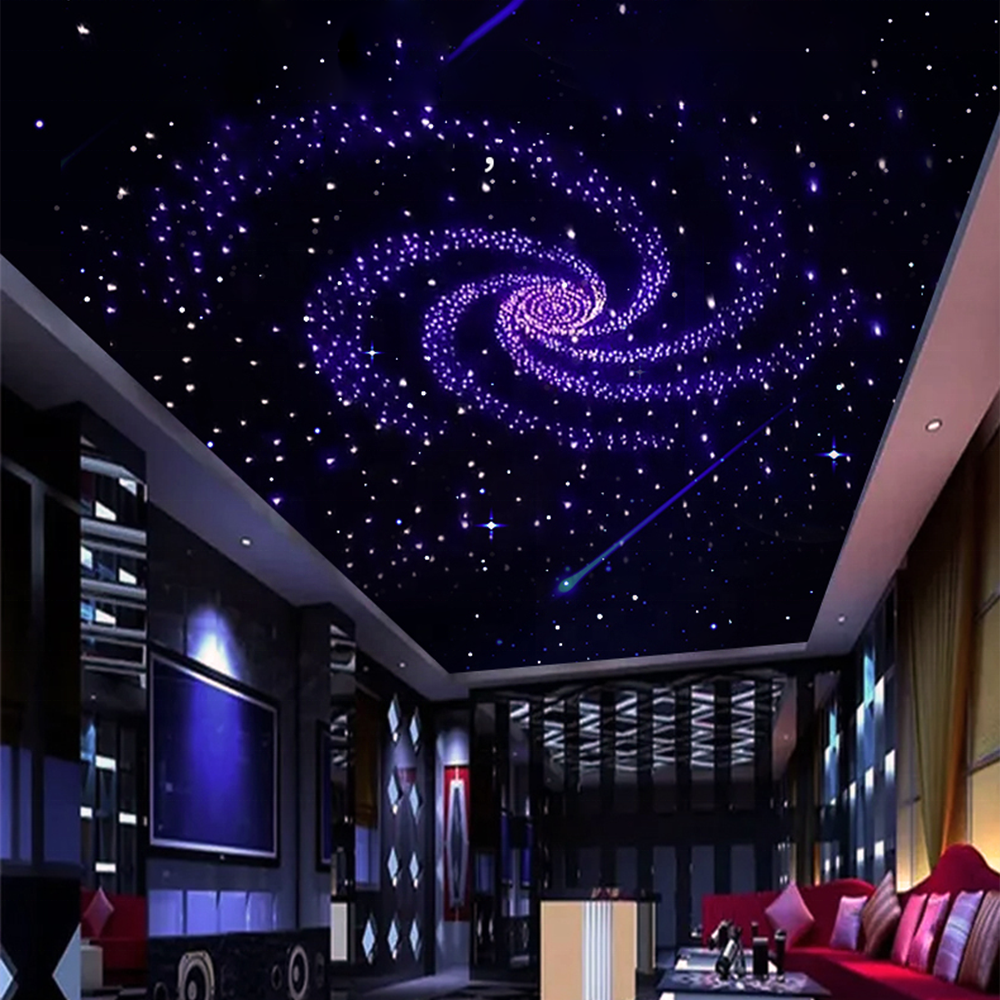 Twinkle rgb fibre optic lights ceiling star panels shooting star starry sky starlight