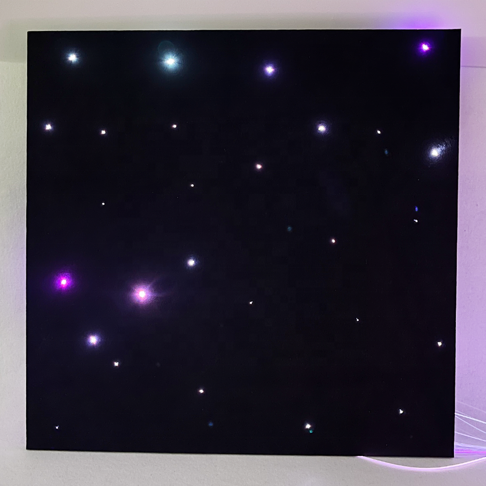 Finished Product Starry Sky Fiber Optic Panel Star Ceiling Kit Twinkle Star Ceiling Panel Kit