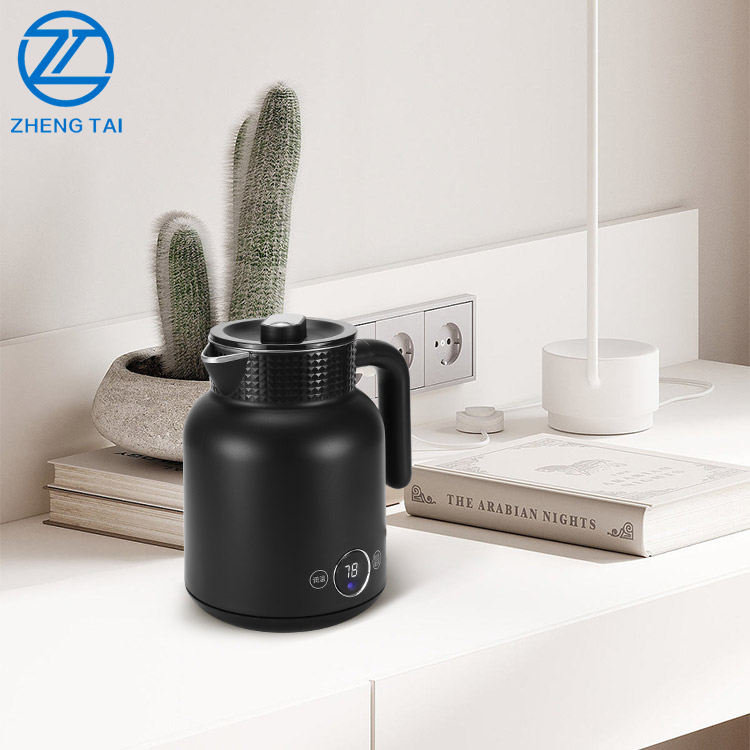 Electric kettle 1L. Multi stage temperature adjustment of LED display screen