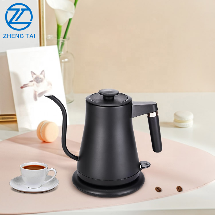 Portable electric kettle multifunctional induction gooseneck electric kettle black