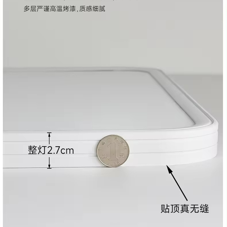 Semi Flush Lights Thin Flat Surface Mount 85-240V Modern Bedroom Mounted Linear Lighting Recessed Ceiling Led Light