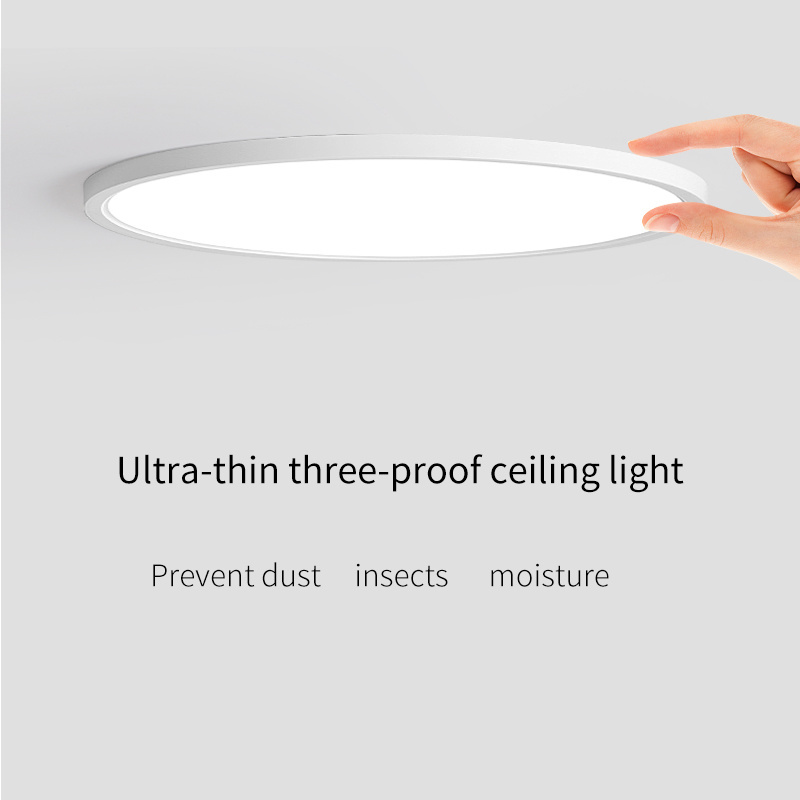 Eye Protection LED smart modern led ceiling light Three Color Changing for living room acrylic round Phone App control 42W