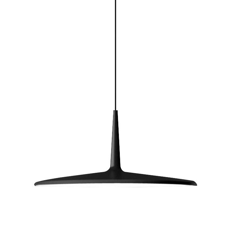 Minimalist Chandelier Single head LED three-color warm black Aisle Hallway Restaurant Cafe light fixture