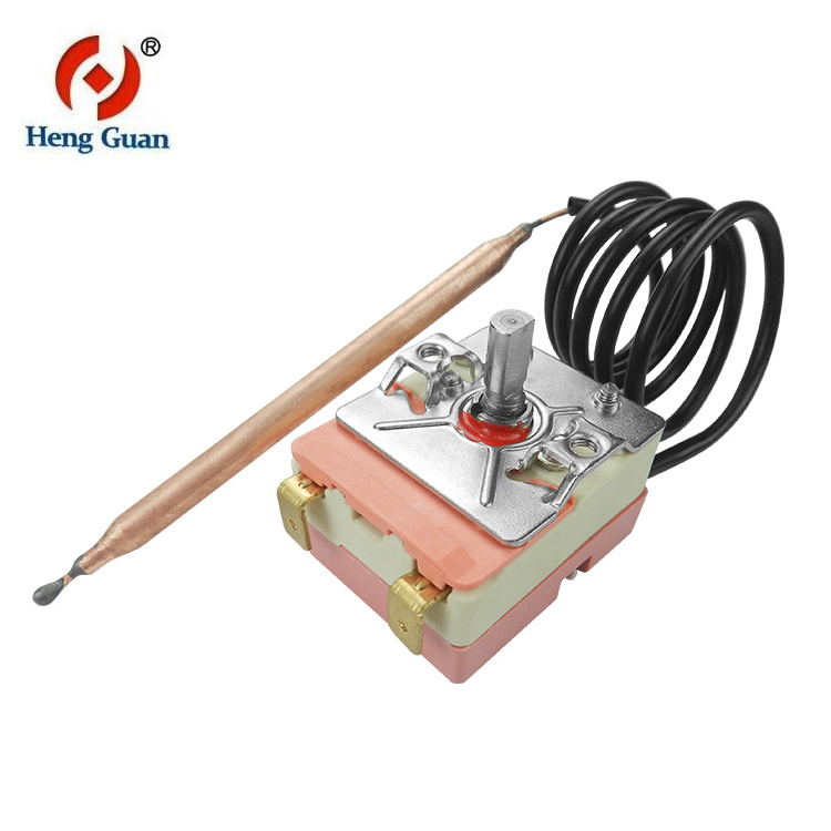 Manual Reset temperature controller Capillary Thermostat  With Copper Tube, geyser water heater  mechanical thermostat