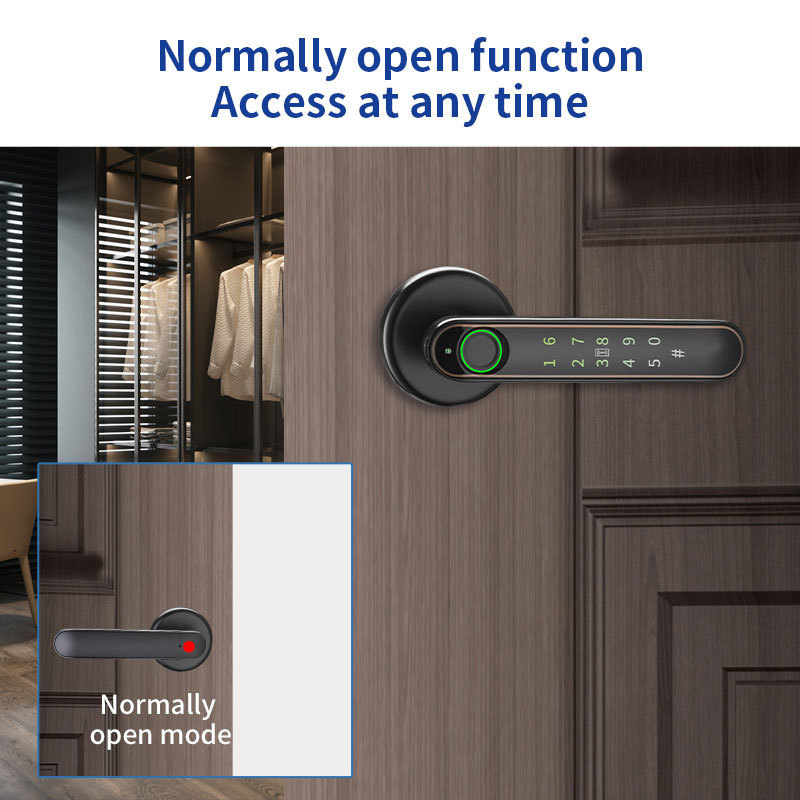 2023 Zinc Alloy Smart Fingerprint Lock Bedroom Door Lock Smart Intelligent tuya smart door lock