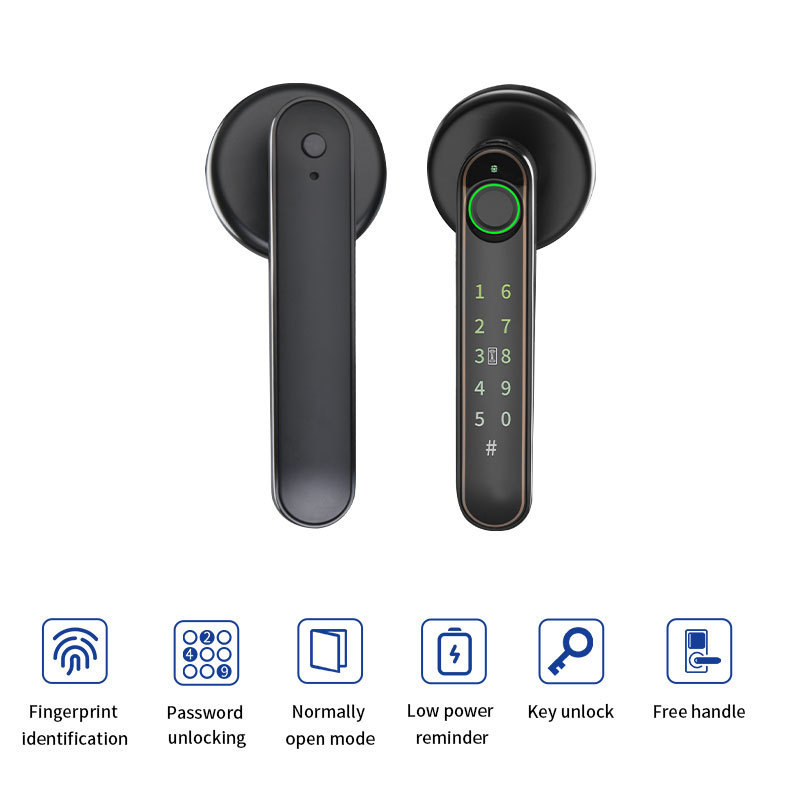 2023 Zinc Alloy Smart Fingerprint Lock Bedroom Door Lock Smart Intelligent tuya smart door lock