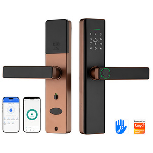 Home hotel smart door lock touch screen waterproof fingerprint lock keyless TT  smart lock