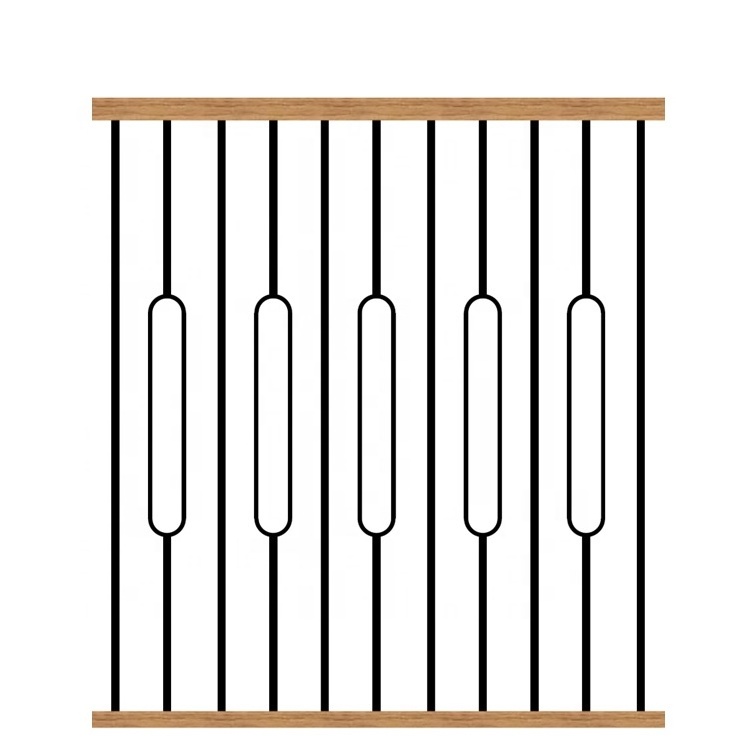 hot sale new design narrow Iron Baluster Wrought Iron Components Spindle Hot Forged Ornamental