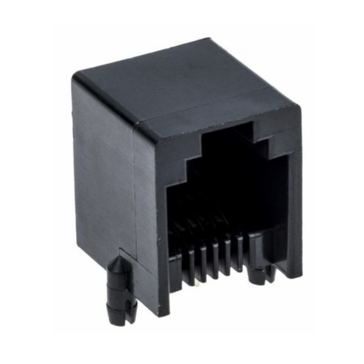 RJE031xxxxx0 6P6C 8P8C Modular Jack RJ45 RJ12 Connector Without Shield With Panel Stop