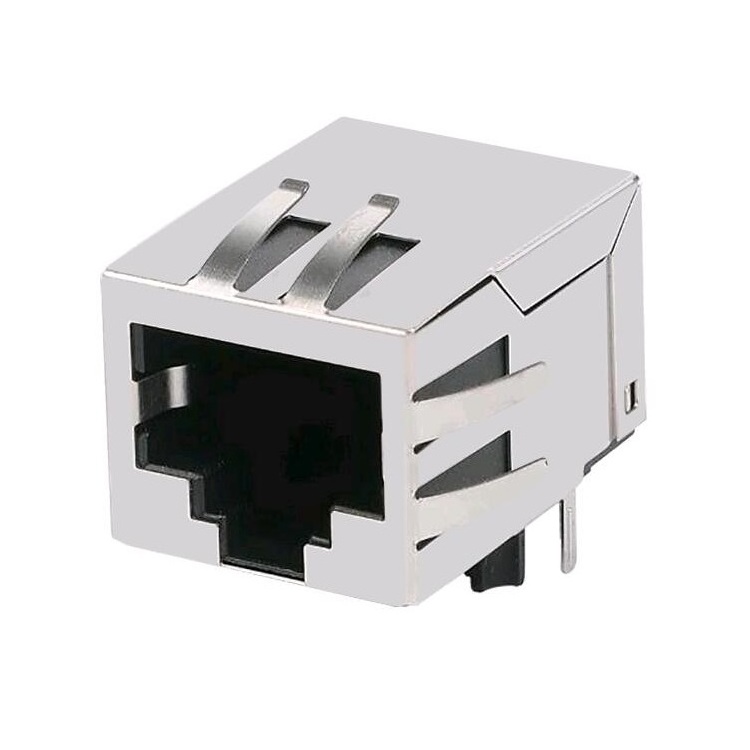 Factory Modular Jack Socket SI-60158-F SI-60110-F for Cat5e Cat6 PCB Magnetic RJ45 Connector SI-60107-F