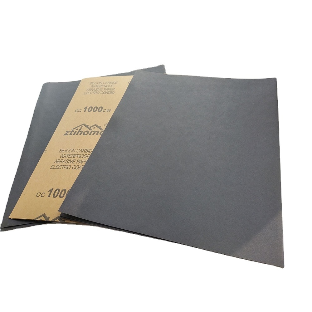 OEM Economic Metal Car Finishing Abrasive C-wt Paper Waterproof Sandpaper Silicon Carbide Kraft Sandpaper