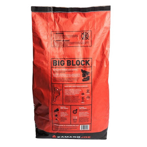 3kg 4kg 5kg  Double Layers Stand up White Kraft Paper Charcoal Bags