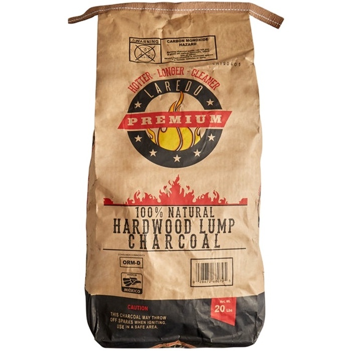 3kg 4kg 5kg  Double Layers Stand up White Kraft Paper Charcoal Bags